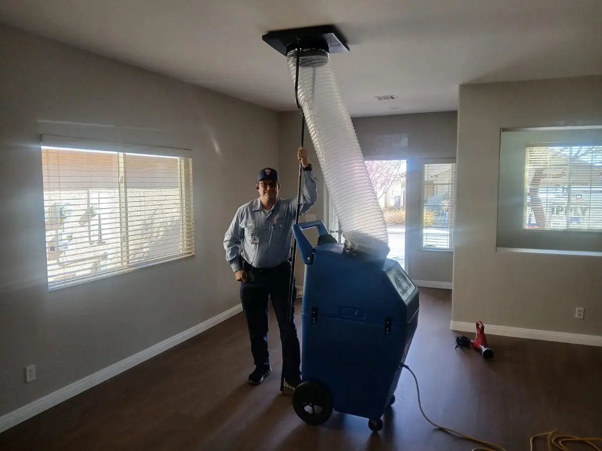 Professional Dryer Vent Cleaning work inside a Lilburn home